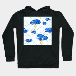 Fairytale Weather Forecast Large Scale Print Hoodie